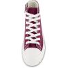 imageCUSHIONAIRE Womens Vespa high top Canvas Sneaker Memory Foam and Side ZipperBurgundy Zip