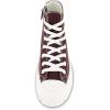 imageCUSHIONAIRE Womens Vespa high top Canvas Sneaker Memory Foam and Side ZipperChocolate Zip