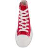 imageCUSHIONAIRE Womens Vespa high top Canvas Sneaker Memory Foam and Side ZipperRed Zip