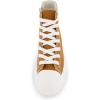 imageCUSHIONAIRE Womens Vespa high top Canvas Sneaker Memory Foam and Side ZipperTan Zip