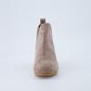 imageDunes Womens Zoey Wedge Bootie Soft Vegan Suede Easy SlipOn Design Memory Foam Wide Widths AvailableTaupe