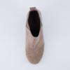 imageDunes Womens Zoey Wedge Bootie Soft Vegan Suede Easy SlipOn Design Memory Foam Wide Widths AvailableTaupe