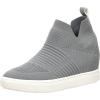 imageCUSHIONAIRE Womens Hoyt Knit Hidden Wedge Sneaker Memory Foam ampamp Wide Width AvailableGrey