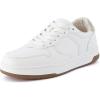 imageCUSHIONAIRE Womens Serve lace up Sneaker Comfort Foam Wide Widths AvailableWhite
