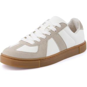 imageCUSHIONAIRE Womens Bailey lace up Sneaker Comfort Foam Wide Widths AvailableWhiteGrey