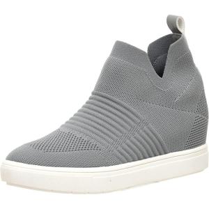 imageCUSHIONAIRE Womens Hoyt Knit Hidden Wedge Sneaker Memory Foam ampamp Wide Width AvailableGrey