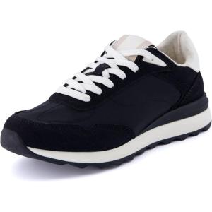 imageCUSHIONAIRE Womens Kicks lace up Nylon Sneaker Comfort Foam Wide Widths AvailableBlack