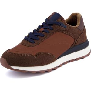 imageCUSHIONAIRE Womens Kicks lace up Nylon Sneaker Comfort Foam Wide Widths AvailableBrownNavy