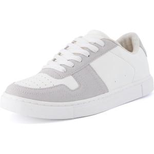 imageCUSHIONAIRE Womens Trophy lace up Sneaker Comfort Foam Wide Widths AvailableWhiteGrey
