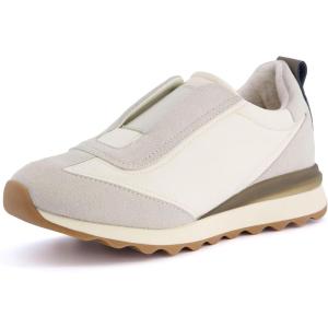 imageCUSHIONAIRE Womens Zanie Slip on Nylon Sneaker Comfort Foam Wide Widths AvailableBeige