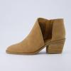 imageCUSHIONAIRE Womens Edith cut out ankle bootie Memory Foam Wide Widths AvailableTan