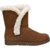 imageCUSHIONAIRE Womens Heather pull on boot Memory FoamChestnut Genuine Suede