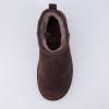 imageCUSHIONAIRE Womens Hip 2 Genuine Suede Ankle Snow Boots  PullOn with Cozy Faux Shearling Lining Memory FoamChocolate Genuine Suede
