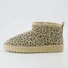 imageCUSHIONAIRE Womens Hip 2 Genuine Suede Ankle Snow Boots  PullOn with Cozy Faux Shearling Lining Memory FoamTan Spotted Genuine Suede