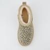 imageCUSHIONAIRE Womens Hip 2 Genuine Suede Ankle Snow Boots  PullOn with Cozy Faux Shearling Lining Memory FoamTan Spotted Genuine Suede