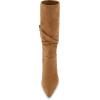 imageCUSHIONAIRE Womens Hip Slouchy Vegan Suede MidCalf Scrunch Boot with Pointed Toe Memory Foam ampamp 3Inch Heel  Wide Widths AvailableCamel