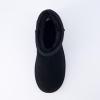 imageCUSHIONAIRE Womens Hipster pull on boot Memory FoamBlack Vegan Suede