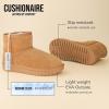imageCUSHIONAIRE Womens Hipster pull on boot Memory FoamChestnut Genuine Suede