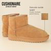 imageCUSHIONAIRE Womens Hipster pull on boot Memory FoamChestnut Genuine Suede