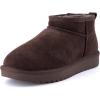 Chocolate Genuine Suede