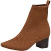 imageCUSHIONAIRE Womens Neely Stretch bootie Memory Foam and Wide Widths AvailableTan