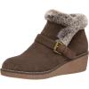 imageCUSHIONAIRE Womens Rhodes wedge bootie Memory FoamTaupe