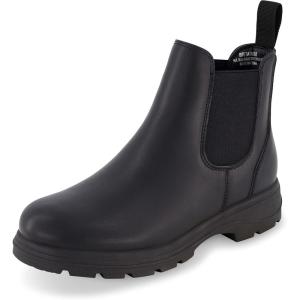 imageCUSHIONAIRE Womens Britain slip on chelsea boot Memory Foam Wide Widths AvailableBlack Nappa