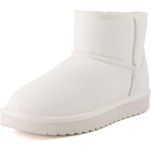 imageCUSHIONAIRE Womens Hipster pull on boot Memory FoamOffwhite