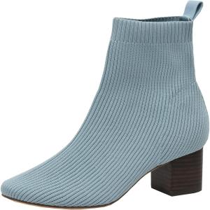 imageCUSHIONAIRE Womens Neely Stretch bootie Memory Foam and Wide Widths AvailableBlue Haze