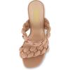 imageCUSHIONAIRE Womens Suzy braided dress sandal Memory Foam Wide Widths AvailableLatte