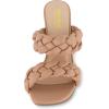 imageCUSHIONAIRE Womens Suzy braided dress sandal Memory Foam Wide Widths AvailableLatte