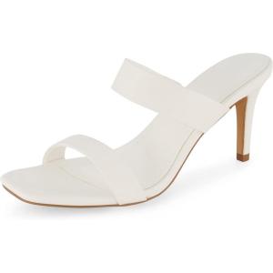 imageCUSHIONAIRE Womens Prize dress sandals Memory Foam Wide Widths AvailableWhite